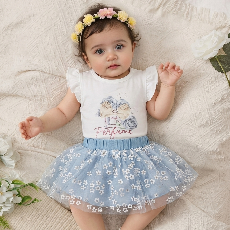 Baby Girls Elegant Summer Outfit