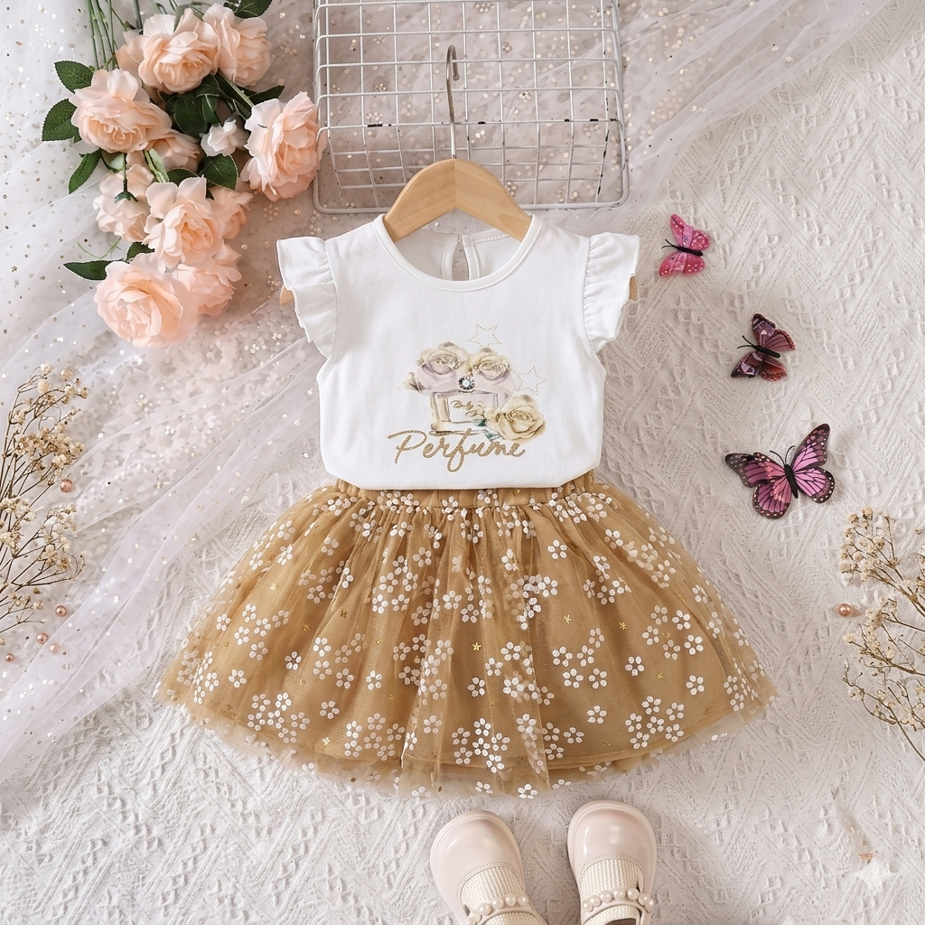 Baby Girls Elegant Summer Outfit