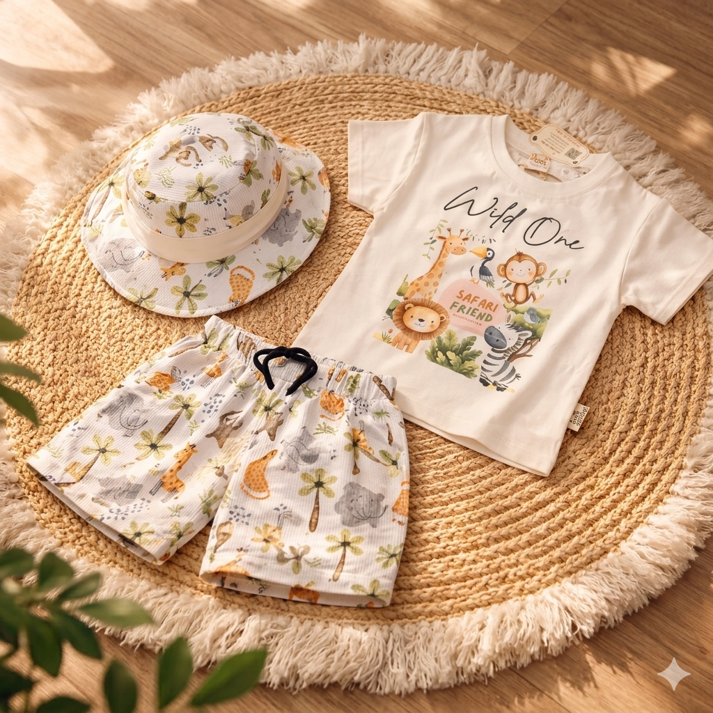 Baby Boys Safari Summer Outfit