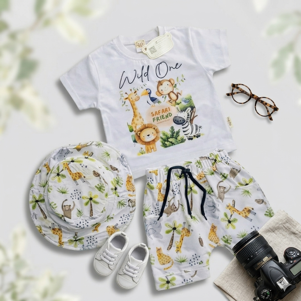 Baby Boys Safari Summer Outfit